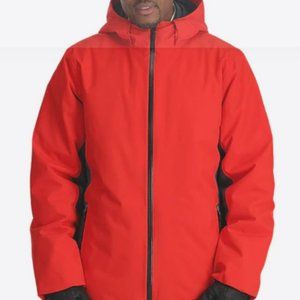 Men's Spyder MEGA 3 IN 1 INSULATED JACKET - Red (Volcano) XL